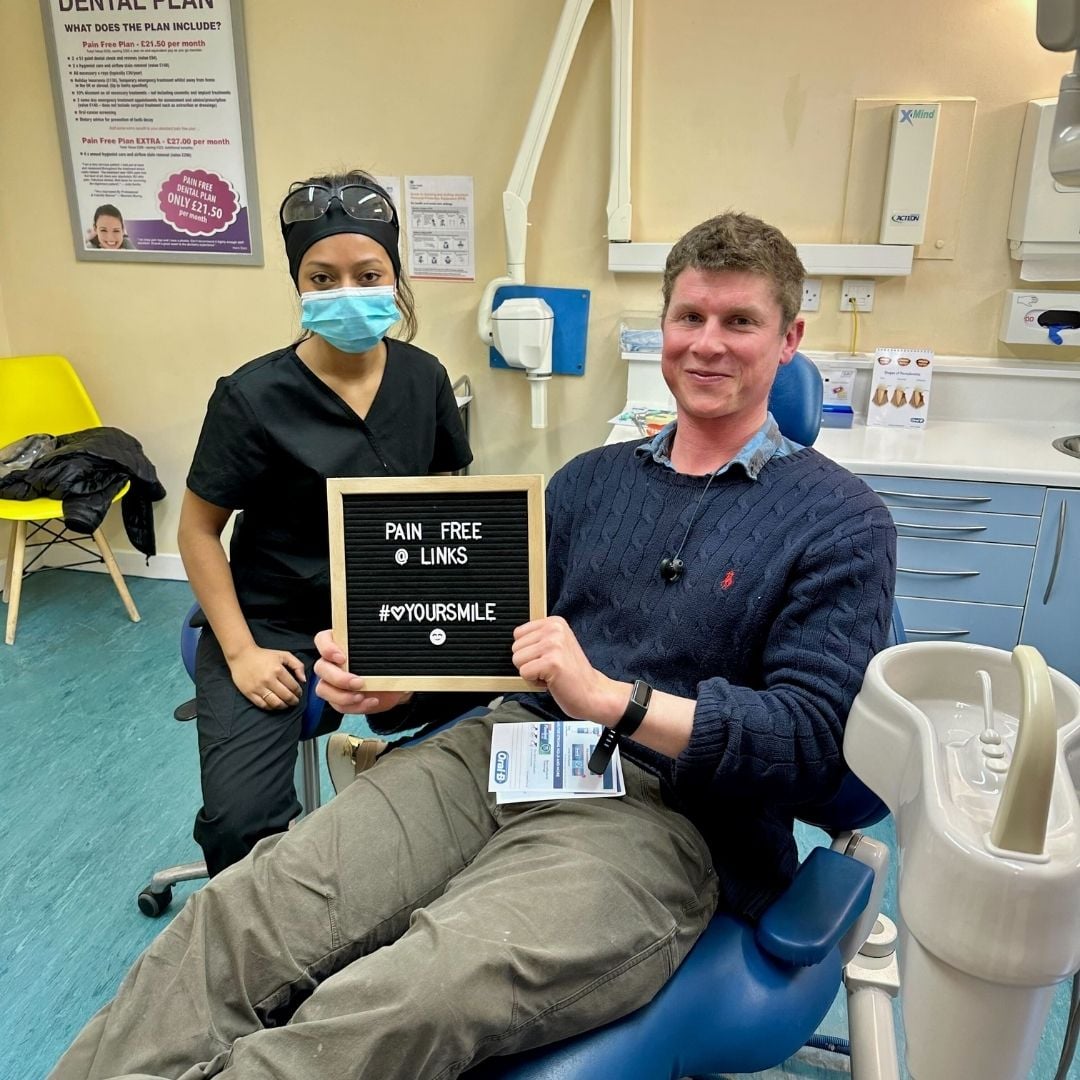 Pain free dentist Edinburgh