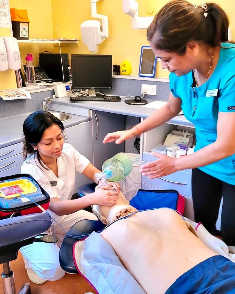 Moon at the practice