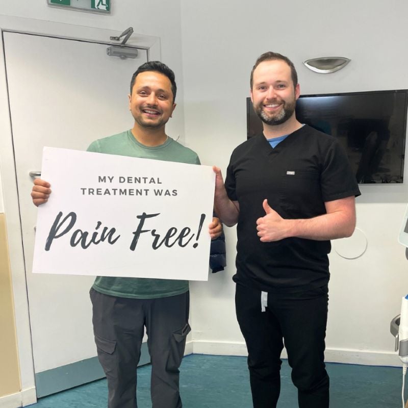 Pain free dentist Edinburgh